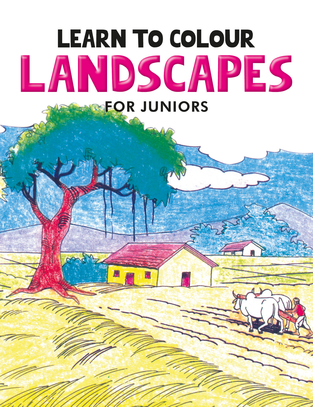 Learn to Colour Landscape for Junior (Pink)