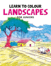 Learn to Colour Landscape for Junior (Pink)