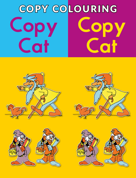 Copy Colouring Copy Cat (Yellow)