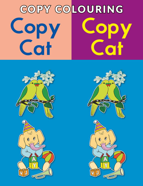 Copy Colouring Copy Cat (Blue)