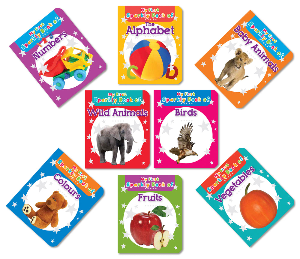 My First Sparkly Board Book Series (Pack of 8 Titles)