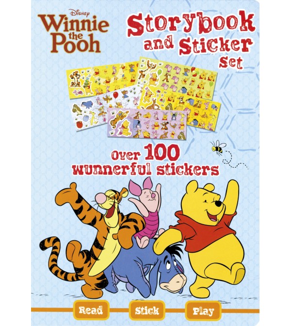 Disney Winnie the Pooh Storybook and Sticker Set