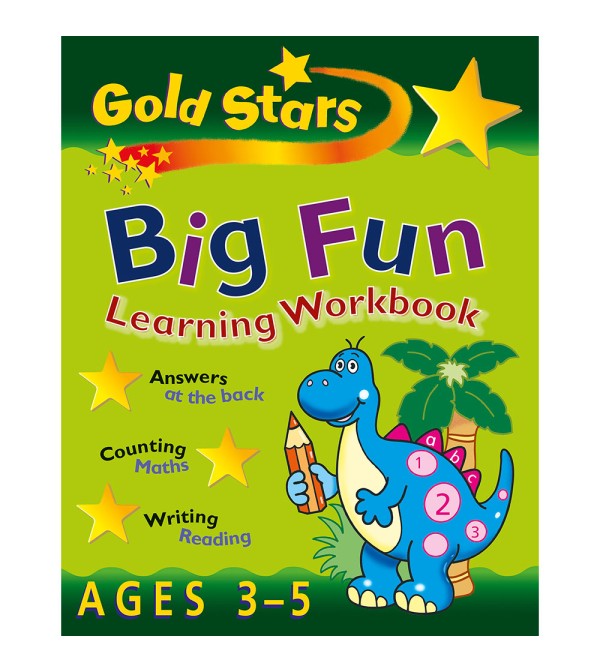 Gold Stars Big Fun Learning Workbook Ages 3-5