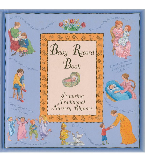Baby Record Book Blue