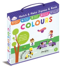 Match & Make Jigsaw & Book: Colours