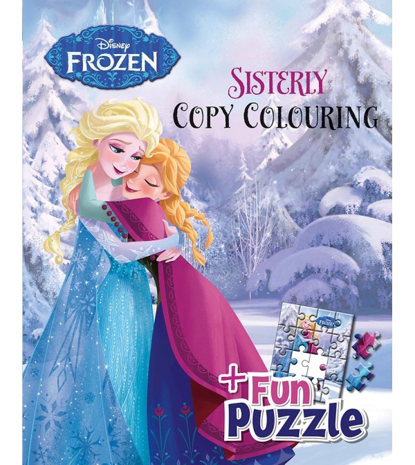 Disney Frozen Sisterly Copy Colouring