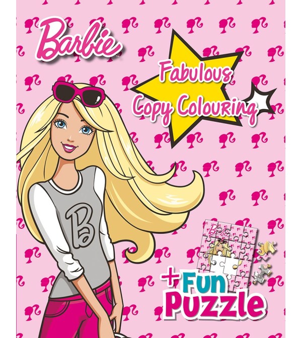 Barbie Fabulous Copy Colouring