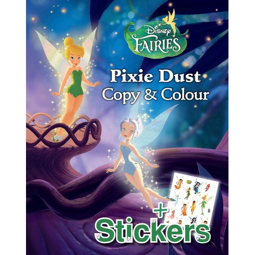 Disney Fairies Pixie Dust Copy & Colour