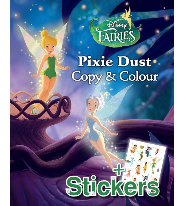 Disney Fairies Pixie Dust Copy & Colour