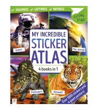 Flying Start My Incredible Sticker Atlas {4-in-1}