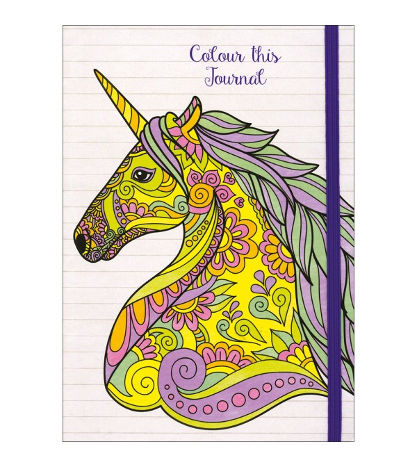 Colour this Journal: Unicorn