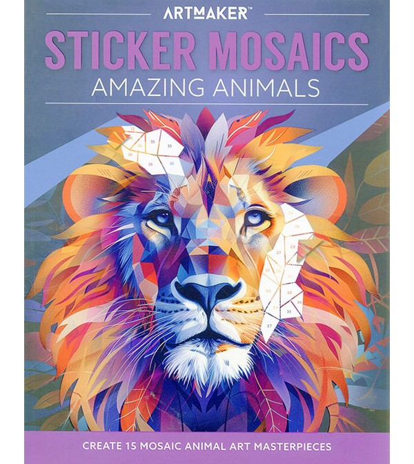 Art Maker Sticker Mosaics: Amazing Animals