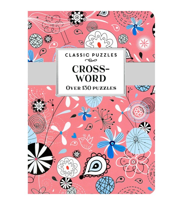 Classic Puzzles Crossword Salmon Flowers {Pink}