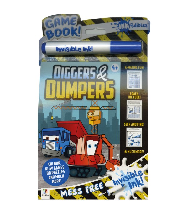 Inkredibles Invisible Ink Diggers & Dumpers