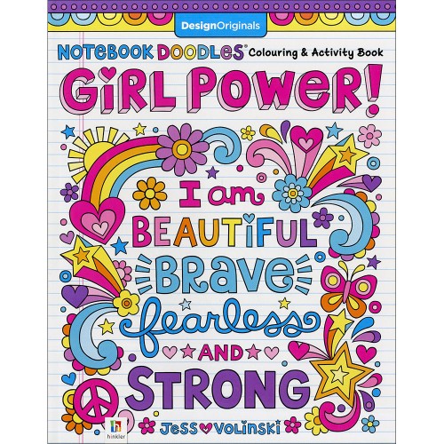 Design Originals Notebook Doodles Girl Power