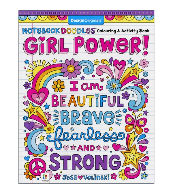 Design Originals Notebook Doodles Girl Power