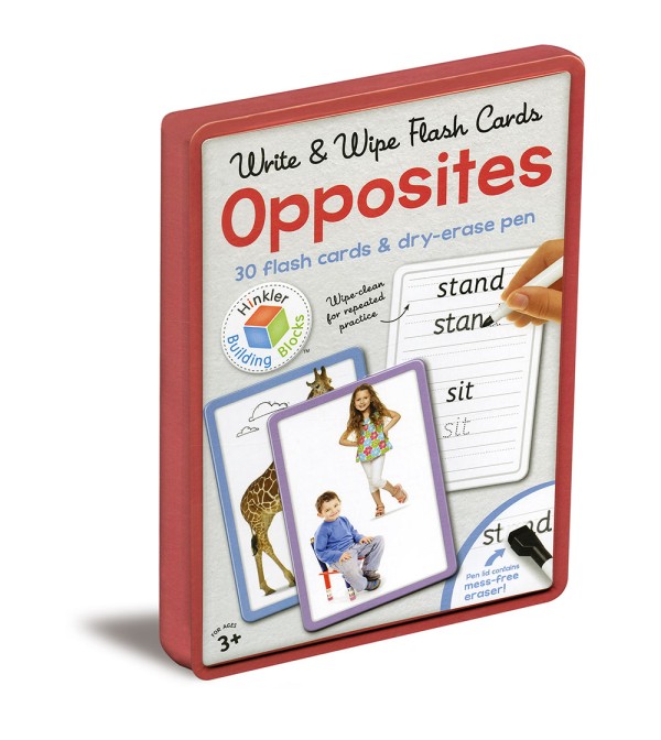 Write & Wipe Flash Cards Opposites