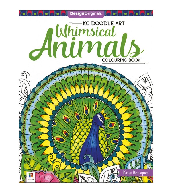 Design Originals Whimsical Animals Colouring Book