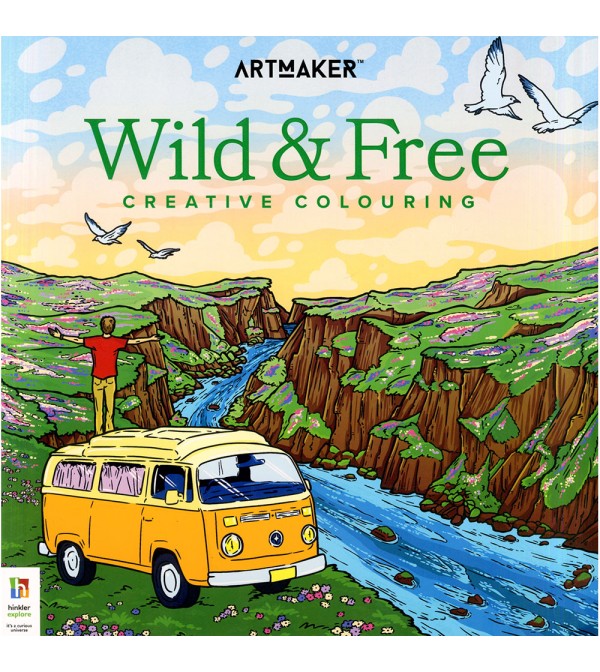 Art Maker Wild & Free Creative Colouring
