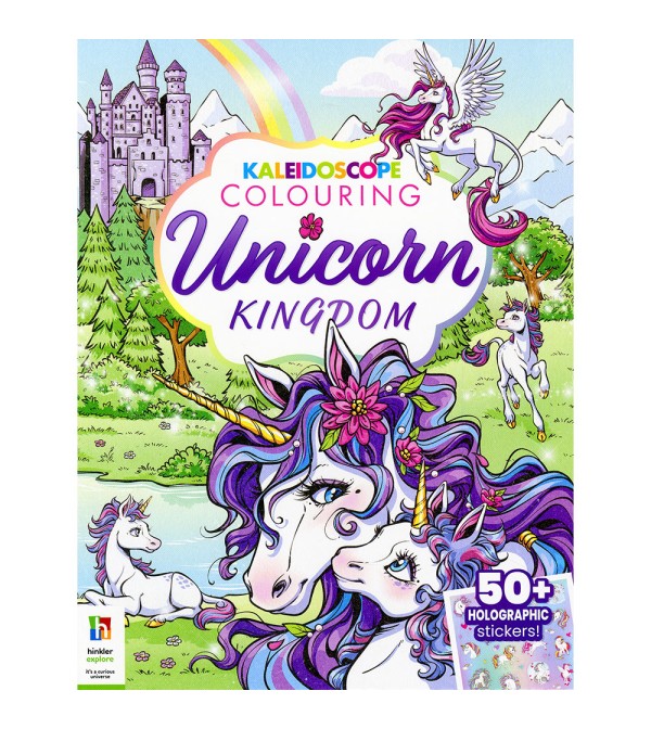 Kaleidoscope Colouring Unicorn Kingdom