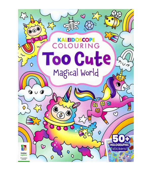 Kaleidoscope Colouring Too Cute Magical World