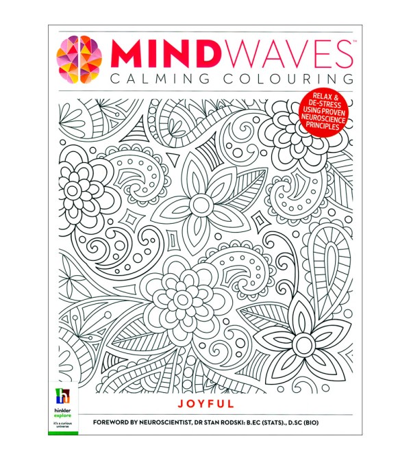 Mindwaves Calming Colouring Joyful