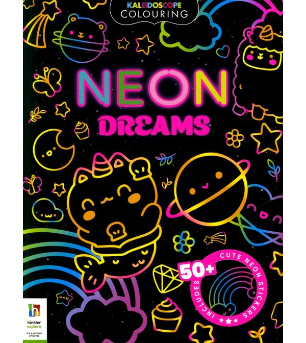 Kaleidoscope Colouring Neon Dreams