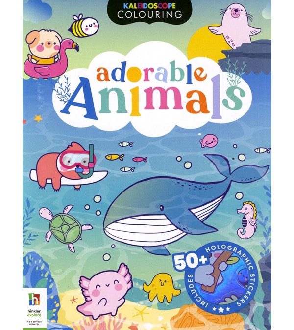 Kaleidoscope Colouring Adorable Animals