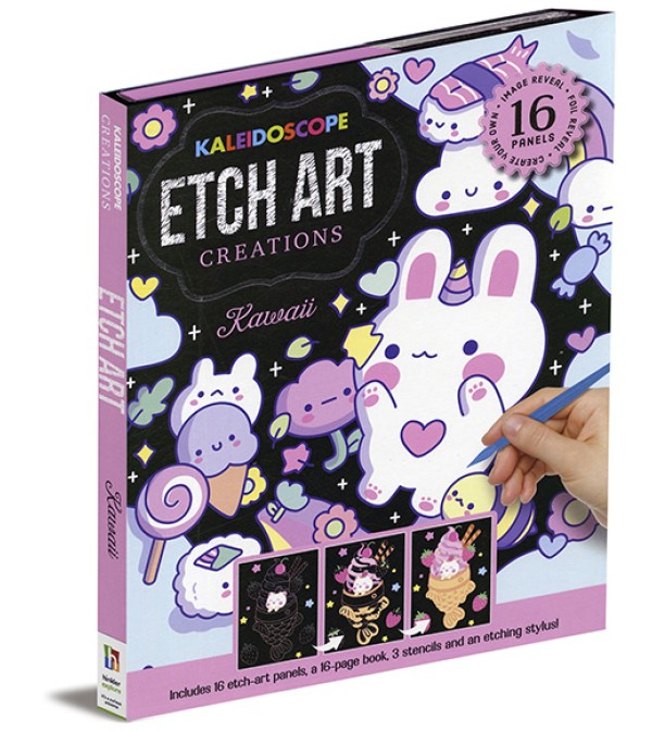 Kaleidoscope Etch Art Creations Kawaii
