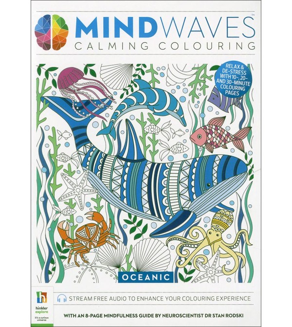 Mindwaves Calming Colouring Oceanic