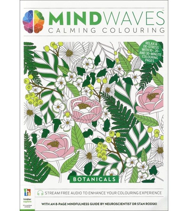 Mindwaves Calming Colouring Botanicals