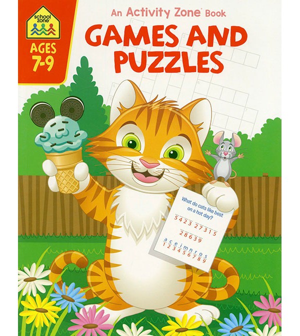 An Activity Zone Book Games and Puzzles