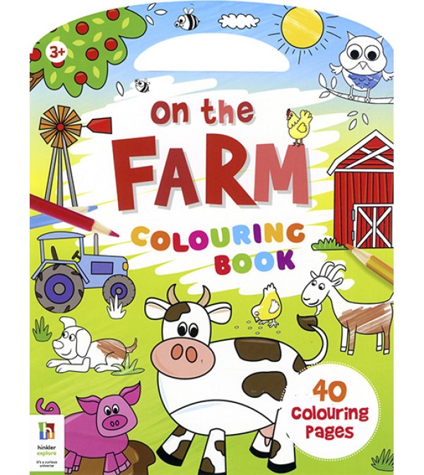On the Farm Colouring Book