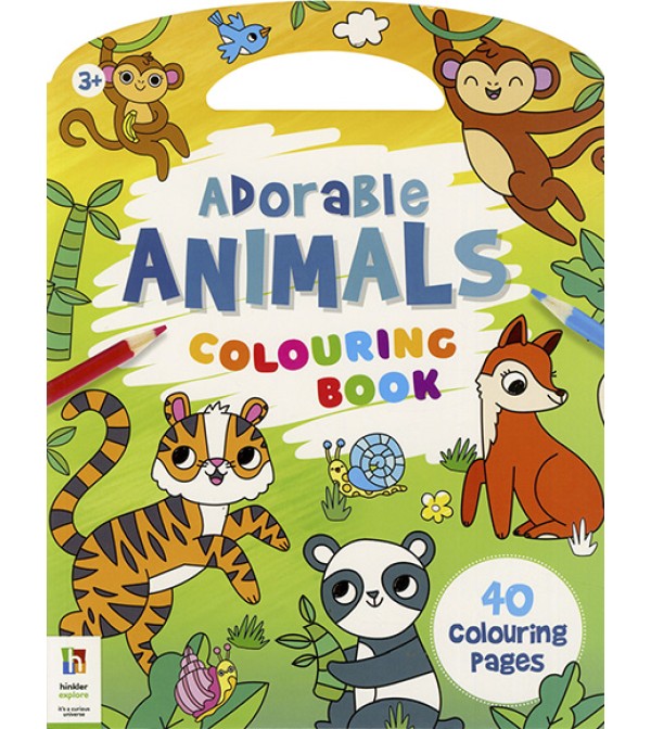 Adorable Animals Colouring Book