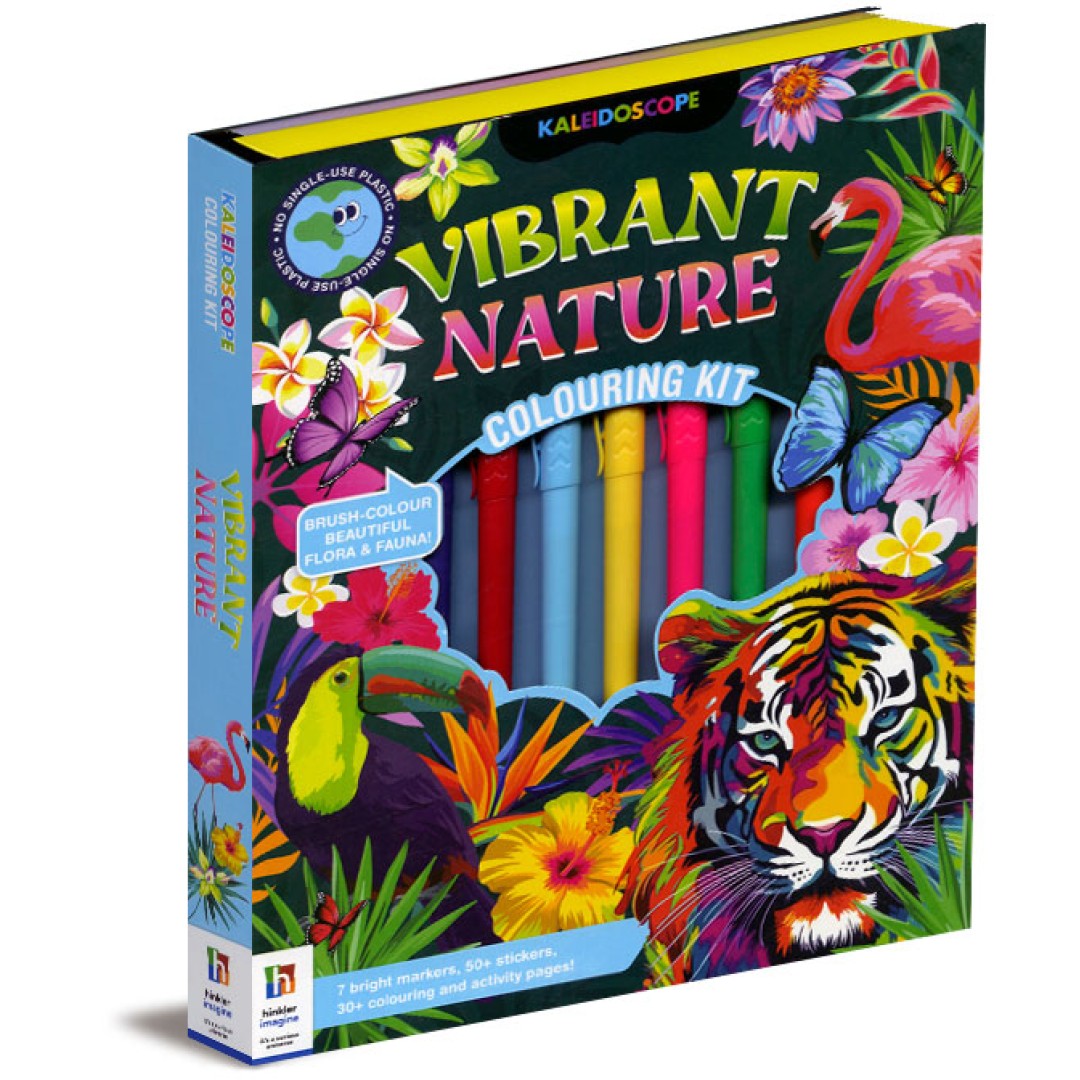 Kaleidoscope Vibrant Nature Colouring Kit