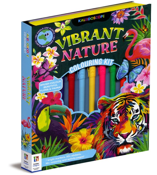 Kaleidoscope Vibrant Nature Colouring Kit