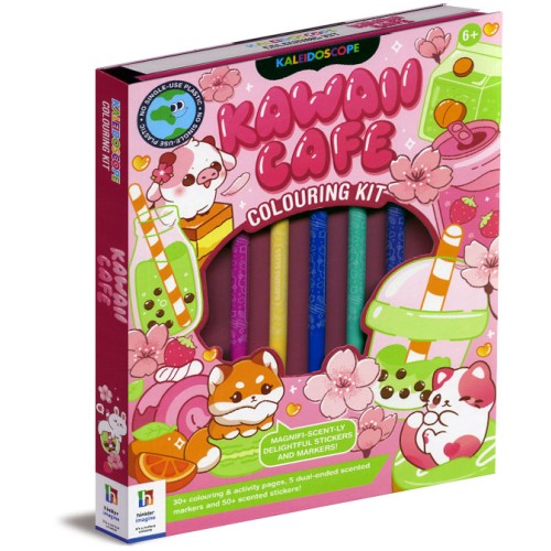 Kaleidoscope Kawaii Café Colouring Kit
