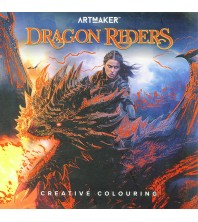 Art Maker Dragon Riders Creative Colouring