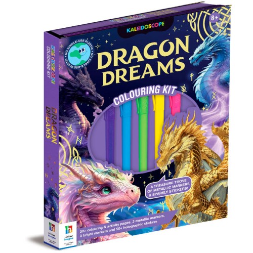 Kaleidoscope Dragon Dreams Colouring Kit
