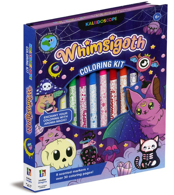 Kaleidoscope Whimsigoth Coloring Kit
