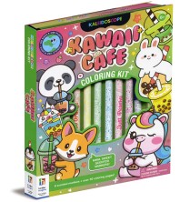 Kaleidoscope Kawaii Cafe Coloring Kit