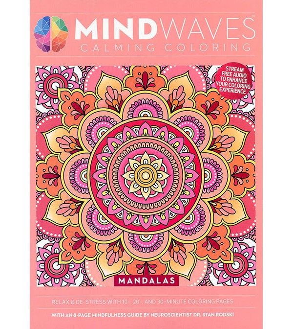 Mind Waves Calming Coloring Mandalas