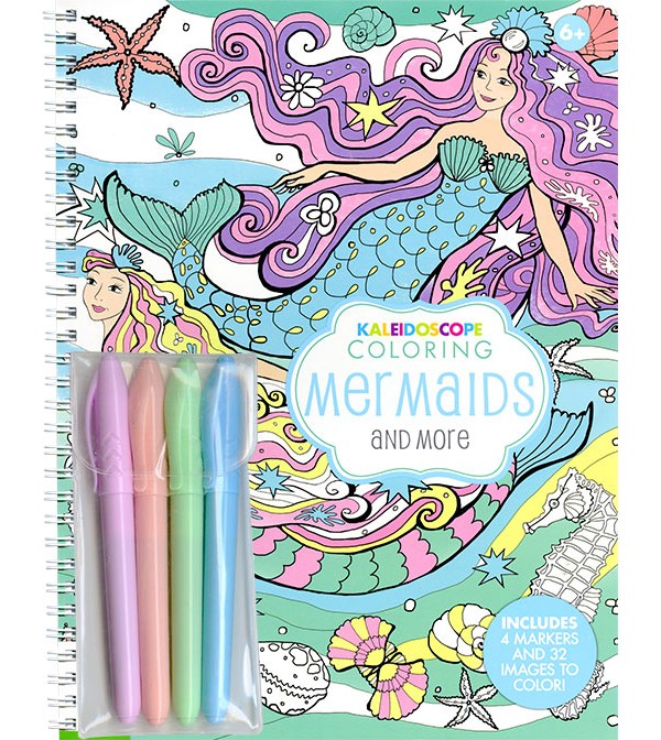 Kaleidoscope Coloring Mermaids and More