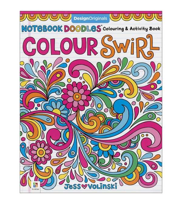 Design Originals Notebook Doodles Colour Swirl