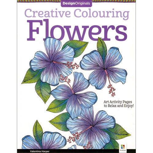 Design Originals Creative Colouring Flowers