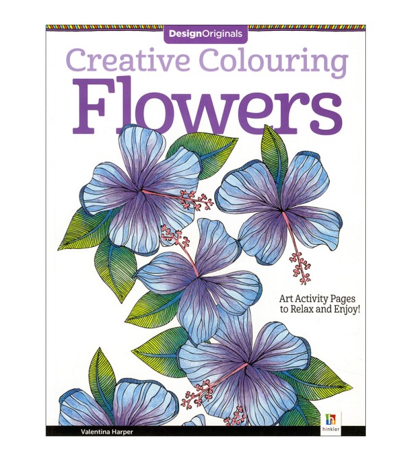 Design Originals Creative Colouring Flowers