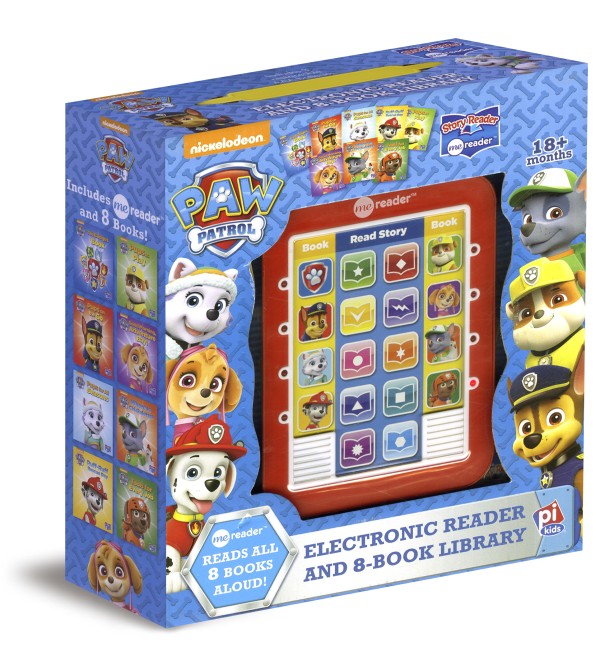 Paw Patrol Electronic Reader and 8-Book Library