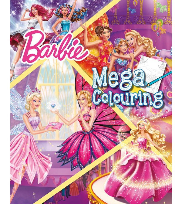 Barbie Mega Colouring