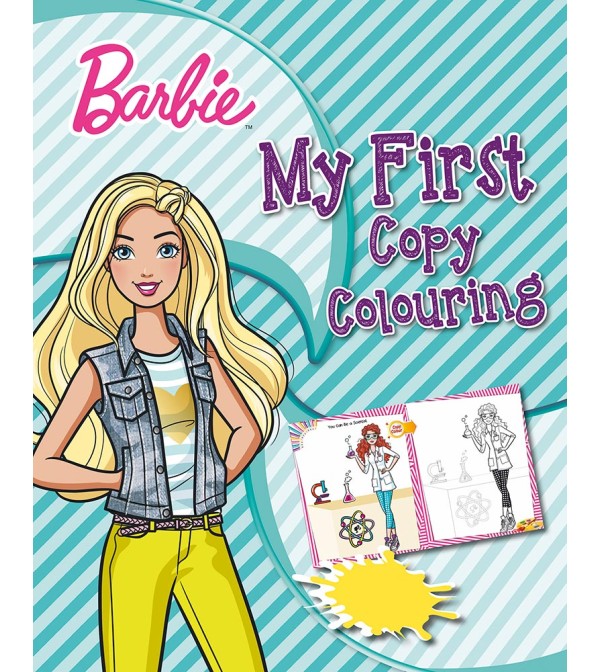 Barbie My First Copy Colouring (Blue)