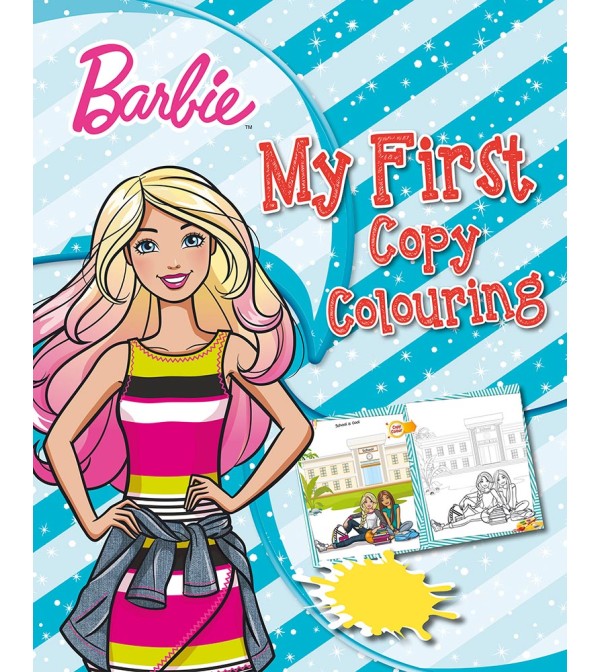 Barbie My First Copy Colouring (Red)